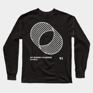 MBV / Loveless / Minimal Graphic Design Long Sleeve T-Shirt